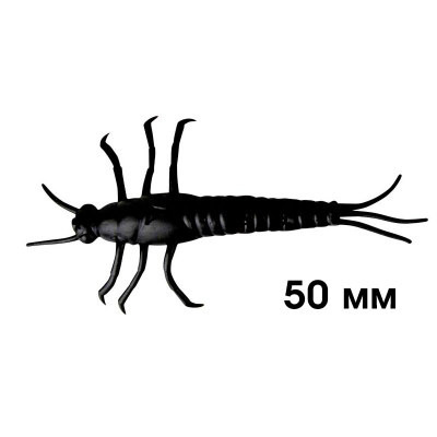 Приманки Savagear 3D PVC Mayfly 50mm Black 8pcs 55112