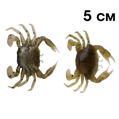 Приманки Savagear LB 3D Manic Crab 5 Tan 4pcs 55165