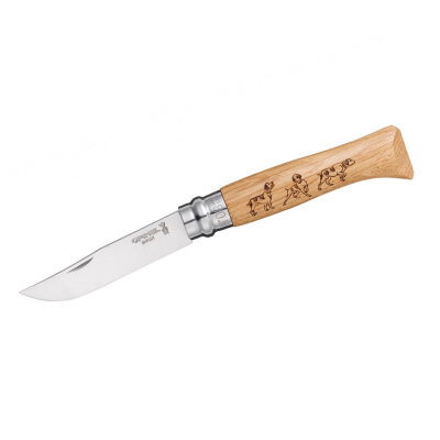 Нож складной Opinel №8 VRI Animalia Dog
