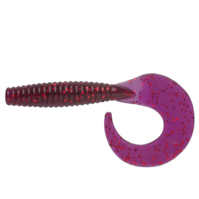 Силиконовая приманка Wake Grub 3,5" цв. PURPLE 086