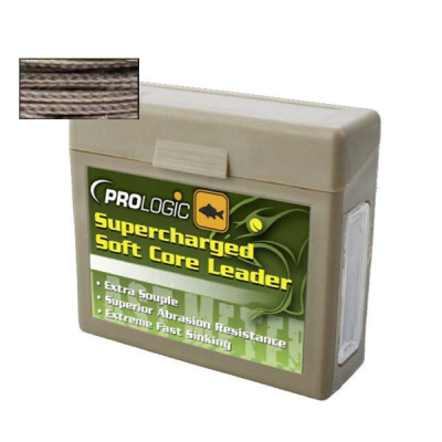 Противозакручиватель Prologic Supercharged Soft Core Leader 5m 50lbs Camo Silt 45756