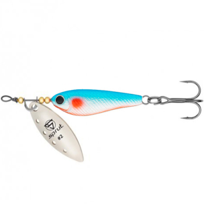Блесна вращающаяся Sprut Alpina Long Spinner #2 (9g/SB)