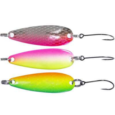 Блесна колеблющаяся Lucky John Silver Shiner 47мм/5гр. цвета 001/005/008 3шт. набор