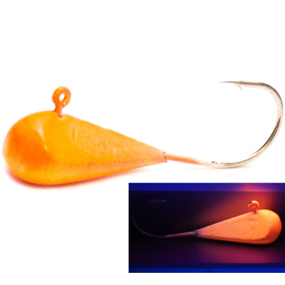 Мормышка Судаковая 1-18 РигПро, Вес 20, цвет Красно-Желтая ФЛЦ