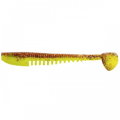 Силиконовая приманка Helios Varuna 4,33"/11см Golden Lime 7шт. (HS-35-048)