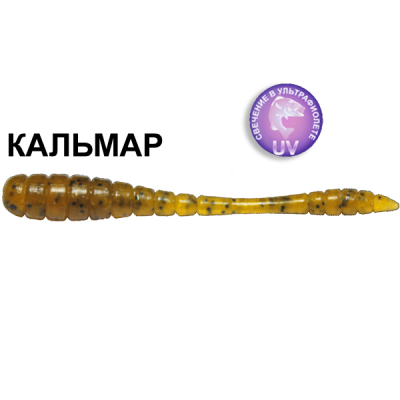 Силиконовая приманка Crazy Fish Tipsy 9-5-17-6 кальмар цв. pepper caramel (карамель с перцем)