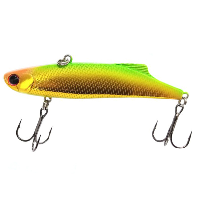 Воблер Mottomo Blade Vib 75S 15g цв. Gold Green