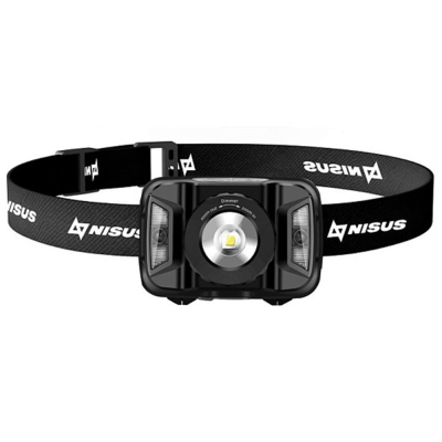 Фонарь налобный сенсорный 380 LM, IP44, USB Nisus Pro (N-FN-HL18)