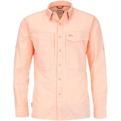 Рубашка Simms Guide Fishing Shirt, Coral Reef, M