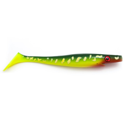 Силиконовая приманка XXL Strike Pro Giant Pig Shad 26см 130гр цв. KG2 Hot Pike (Kanalgrattis Color) (9925749)