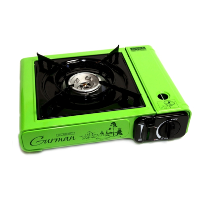 Портативная газовая плита Camping World Gurman Classic (мощность 2200W, пьезоподжиг, вес 1.4кг, кейс)