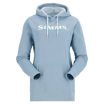 Толстовка Simms Women's Logo Hoody, Cornflower Heather, L