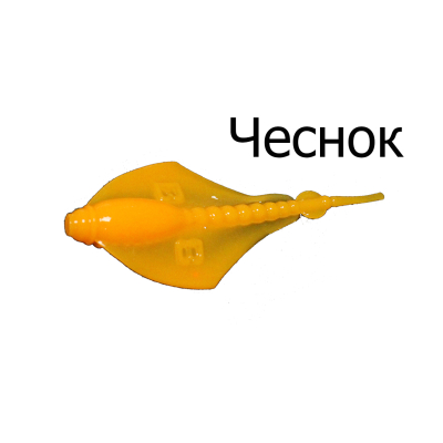 Мягкая приманка Boroda Baits Manta цв. Оранжевый, аттр. Чеснок, 6 шт./уп.