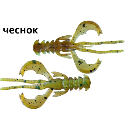 Силиконовые приманки Crazy Fish Nimble 1.2" 76-30-4d-5 чеснок цв. chart swamp (шартрес болото)