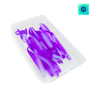Силиконовая приманка Chuper Trout Mix 2.0 Сыр Crystal Violet perl+ Violet UV