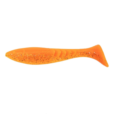 Силиконовая приманка Helios Slash 2,64"/6,7 см Orange & Sparkles 10шт. (HS-19-022)