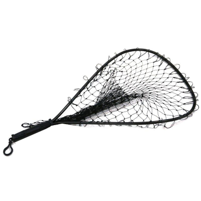 Подсак-"ракетка" EGO Trout Large Landing Net measures 13.5"х17х20"; rubber coated nylon