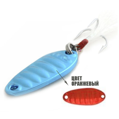 Блесна GT-BIO Fat Worm II 3гр., оранжевый GT-32T