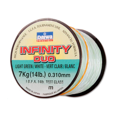 Леска монофильная Daiwa Infinity Duo Green White 0,310 мм