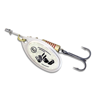 Блесна LAV-MD Spinner Universal (№1, 3 g) / Nickel White Foil / Art. 5110311