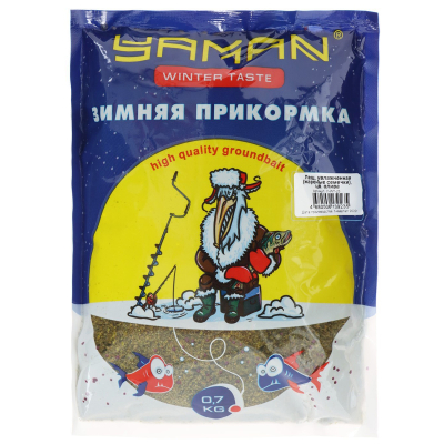 Прикормка Yaman Winter Taste Лещ зимняя увлажненная (жареные семечки), цв. олива, 700 гр.