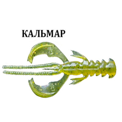 Силиконовая приманка Crazy Fish Nimble 1.6" 49-40-1-6 кальмар цв. olive (оливка)