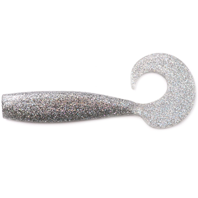 Силиконовая приманка Yaman Lazy Tail Shad 9" цвет #13 - Chrome (уп. 2 шт.)
