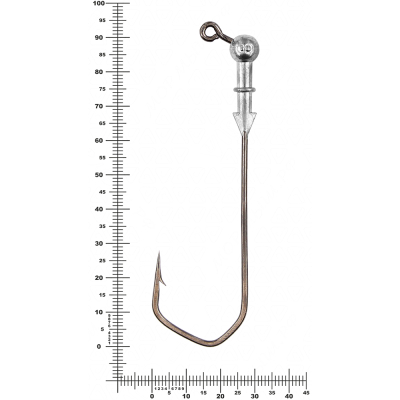 Мормыш Джиг не крашеный Шар 8 гр, кр-к VD-080 GNB-079-10/0-08(25)