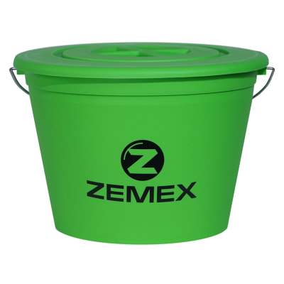 Ведро ZEMEX с крышкой, цвет зелёный, 25 л