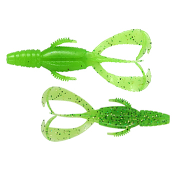 Силиконовая приманка Hearty Rise Rock Master - Rock Carw 2.4 цвет #10 Bright Green