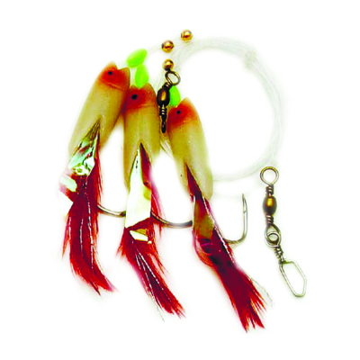 Монтаж для ловли трески Behr Norwegen Paternoster Fluo 3х8/0 3669006