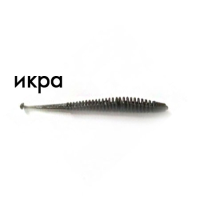 Мягкая приманка Trout Zone Boll 3,2" черный икра