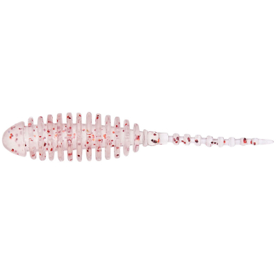Силиконовая приманка Megabass Dr. Choro 1,5" цв. clear/red flake