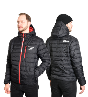 Куртка утепленная стеганая Alaskan Juneau цвет черный/красный размер M