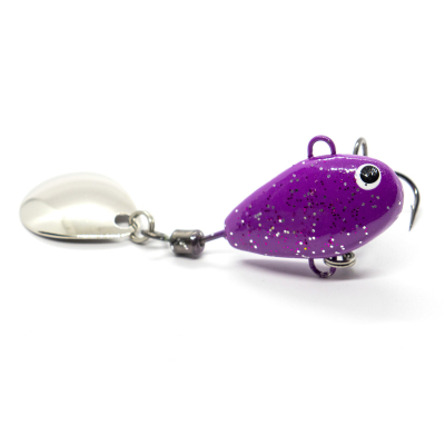 Тейл-спиннер UF-Studio Hurricane 42g цв. Violet glitter