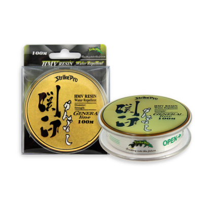 Леска Strike Pro General Line прозрачная 0,225mm 4,5кг 100m прозрачный флюо