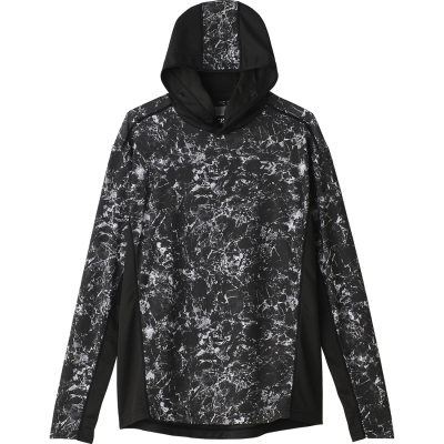 Худи мужская Daiwa DE-3625 M.BK XL, цвет - черный, р. 52