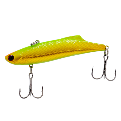 Воблер Mottomo Blade VIB 82S 21g цвет Gold Green