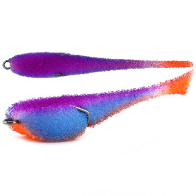 Мормыш Классическая Поролоновая рыбка с поджатым двойником 12 см, цв. 46, 3 шт/упак