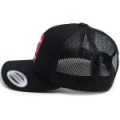 Кепка с сеткой 6P Volga Baits Dichka! Roar #Black/Black&Red