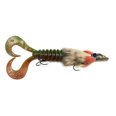 Приманка RSK Fishing MAUS L diver (диаметр головы 18,5 mm) 21см 65гр тело цвет 028 розово-коричневая голова