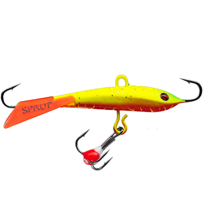 Балансир "Sprut" Tanpo #7 (18g/65mm/RL + дополнительный тройник с фосфорной каплей)