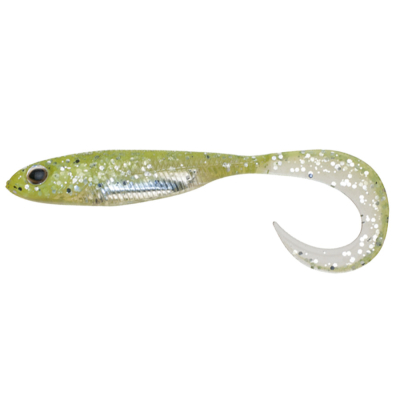 Мягкие приманки Fish Arrow Flash J Grub 3" SW #123 - GLOW CHART/SILVER