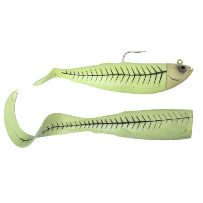Приманка Savagear Cutbait Herring Kit 25 460g 19-Green Glow 49156