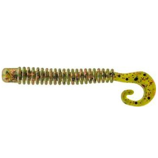 Мягкая приманка Allvega Curly Tail 6,5см 1,4г цв. Green pumpkin red flake 