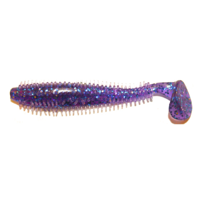 Силиконовая приманка Fox Rage Spikey Shad 12cm - Violet Glitters NSL690
