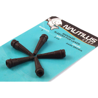 Сменная вставка для грузил Nautilus Shooker Sleeves For Leads 2см Dark Brown*