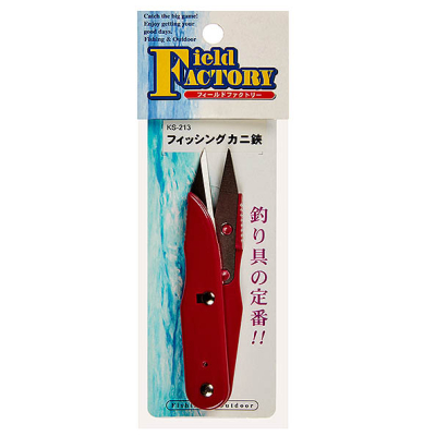 Кусачки для лески Field Factory Fishing Crab Scissors KS-213 Red