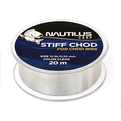 Поводковый материал Nautilus Stiff Chod 20lb 20м Clear
