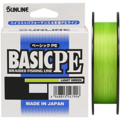 Шнур Sunline Basic PE HG 150m (Light Green) #1/16lb